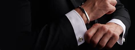 silver cufflinks for men.